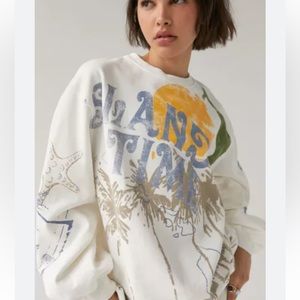Urban Outfitters Island Time Crewneck Sweatshirt